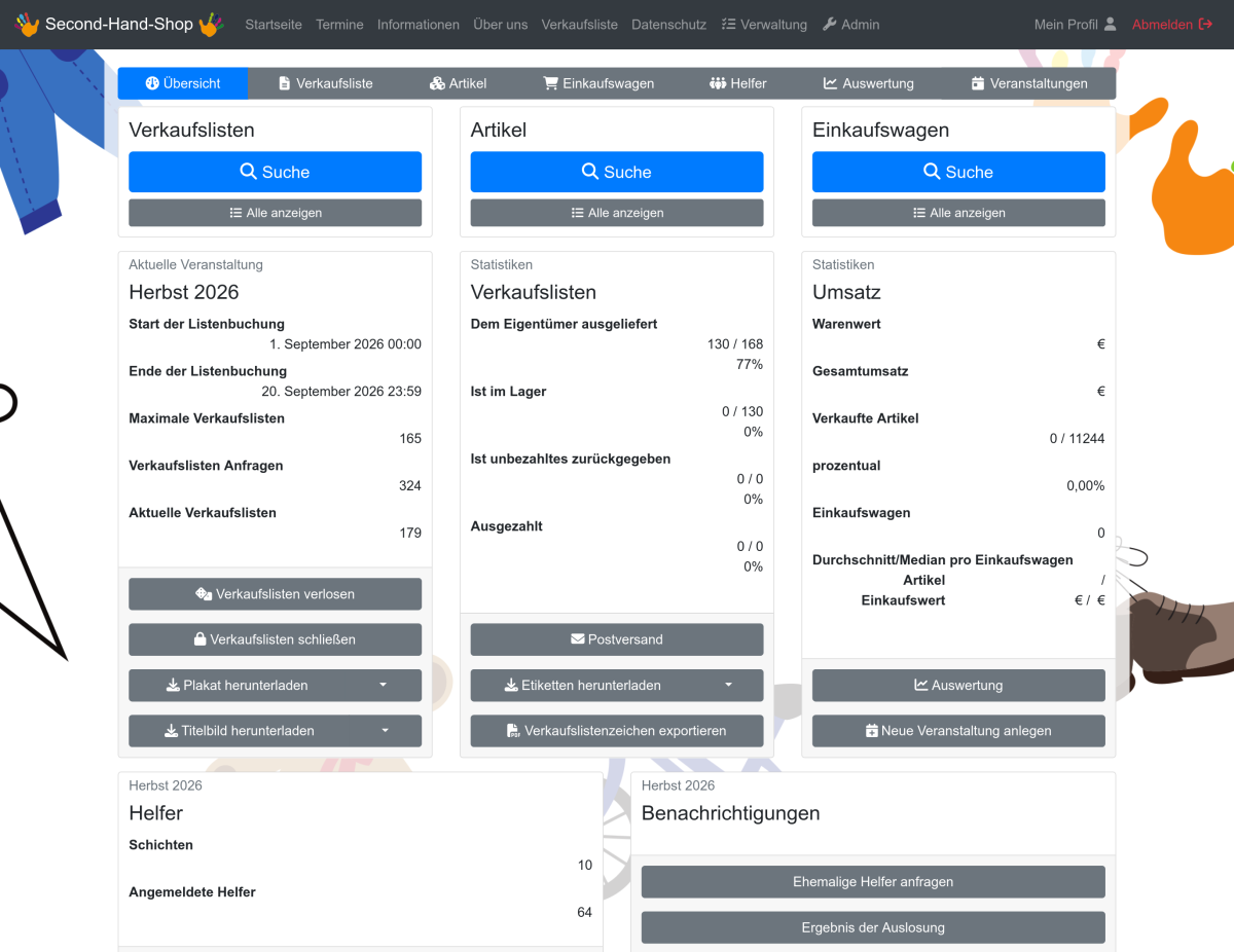 Basarsoftware und Technik