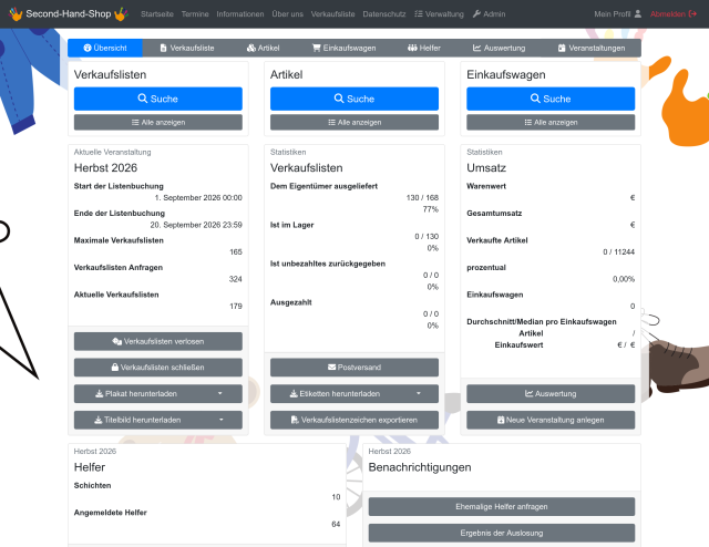 Basarsoftware und Technik